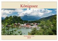 Königssee - Berchtesgadener Land (Wandkalender 2024 DIN A3 quer), CALVENDO Monatskalender