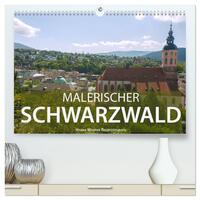 Malerischer Schwarzwald (hochwertiger Premium Wandkalender 2024 DIN A2 quer), Kunstdruck in Hochglanz