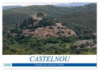 Frankreichs schönste Dörfer - Castelnou (Wandkalender 2024 DIN A2 quer), CALVENDO Monatskalender