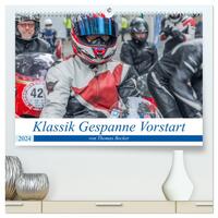 Klassik Gespanne Vorstart (hochwertiger Premium Wandkalender 2024 DIN A2 quer), Kunstdruck in Hochglanz