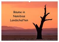 Bäume in Namibias Landschaften (Wandkalender 2024 DIN A2 quer), CALVENDO Monatskalender