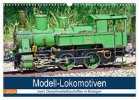 Modell-Lokomotiven beim Dampfmodellbautreffen in Bisingen (Wandkalender 2024 DIN A3 quer), CALVENDO Monatskalender