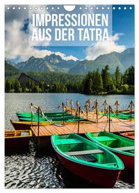 Impressionen aus der Tatra (Wandkalender 2024 DIN A4 hoch), CALVENDO Monatskalender