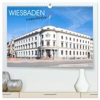 Wiesbaden wunderbar (hochwertiger Premium Wandkalender 2024 DIN A2 quer), Kunstdruck in Hochglanz