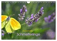 Zauberhafte Schmetterlinge (Wandkalender 2024 DIN A4 quer), CALVENDO Monatskalender