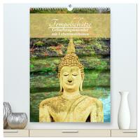 Tempelschätze (hochwertiger Premium Wandkalender 2024 DIN A2 hoch), Kunstdruck in Hochglanz