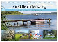 Land Brandenburg - Natur und Erholung im märkischen Land (Wandkalender 2024 DIN A4 quer), CALVENDO Monatskalender