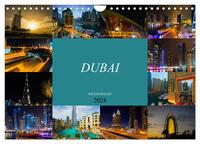 Dubai Wüstenstadt (Wandkalender 2024 DIN A4 quer), CALVENDO Monatskalender