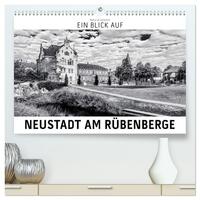 Ein Blick auf Neustadt am Rübenberge (hochwertiger Premium Wandkalender 2024 DIN A2 quer), Kunstdruck in Hochglanz