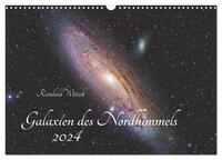 Galaxien des Nordhimmels (Wandkalender 2024 DIN A3 quer), CALVENDO Monatskalender