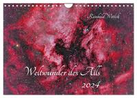 Weltwunder des Alls (Wandkalender 2024 DIN A4 quer), CALVENDO Monatskalender