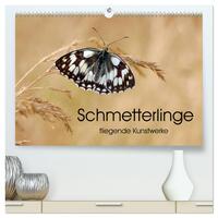 Schmetterlinge - fliegende Kunstwerke (hochwertiger Premium Wandkalender 2024 DIN A2 quer), Kunstdruck in Hochglanz