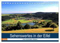 Sehenswertes in der Eifel - Die schönsten Maare (Tischkalender 2024 DIN A5 quer), CALVENDO Monatskalender