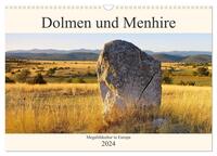 Dolmen und Menhire - Megalithkultur in Europa (Wandkalender 2024 DIN A3 quer), CALVENDO Monatskalender