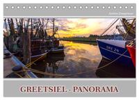 Greetsiel-Panorama (Tischkalender 2024 DIN A5 quer), CALVENDO Monatskalender