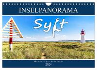 SYLT Inselpanorama (Wandkalender 2024 DIN A4 quer), CALVENDO Monatskalender