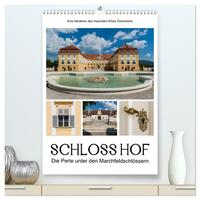 Schloss Hof – Die Perle unter den Marchfeldschlössern (hochwertiger Premium Wandkalender 2024 DIN A2 hoch), Kunstdruck in Hochglanz