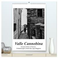 Valle Cannobina - Einsame Dörfer im Piemont (hochwertiger Premium Wandkalender 2024 DIN A2 hoch), Kunstdruck in Hochglanz