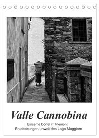Valle Cannobina - Einsame Dörfer im Piemont (Tischkalender 2024 DIN A5 hoch), CALVENDO Monatskalender