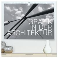 GRAFIK IN DER ARCHITEKTUR (hochwertiger Premium Wandkalender 2024 DIN A2 quer), Kunstdruck in Hochglanz