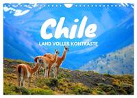 Chile - Land voller Kontraste (Wandkalender 2024 DIN A4 quer), CALVENDO Monatskalender