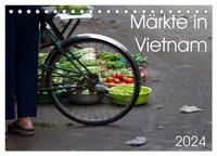 Märkte in Vietnam (Tischkalender 2024 DIN A5 quer), CALVENDO Monatskalender