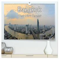 Bangkok: West trifft Fernost (hochwertiger Premium Wandkalender 2024 DIN A2 quer), Kunstdruck in Hochglanz