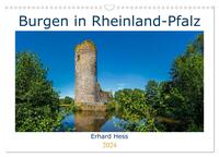 Burgen in Rheinland-Pfalz (Wandkalender 2024 DIN A3 quer), CALVENDO Monatskalender