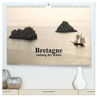 Bretagne entlang der Küste (hochwertiger Premium Wandkalender 2024 DIN A2 quer), Kunstdruck in Hochglanz