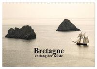 Bretagne entlang der Küste (Wandkalender 2024 DIN A2 quer), CALVENDO Monatskalender