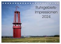 Ruhrgebiets-Impressionen 2024 (Tischkalender 2024 DIN A5 quer), CALVENDO Monatskalender