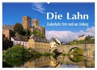 Die Lahn - Zauberhafte Orte rund um Limburg (Wandkalender 2024 DIN A2 quer), CALVENDO Monatskalender