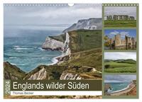 Englands wilder Süden (Wandkalender 2024 DIN A3 quer), CALVENDO Monatskalender