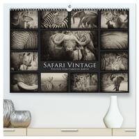 Safari Vintage (hochwertiger Premium Wandkalender 2024 DIN A2 quer), Kunstdruck in Hochglanz