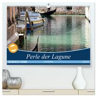 VENEDIG - Perle der Lagune (hochwertiger Premium Wandkalender 2024 DIN A2 quer), Kunstdruck in Hochglanz