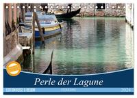 VENEDIG - Perle der Lagune (Tischkalender 2024 DIN A5 quer), CALVENDO Monatskalender