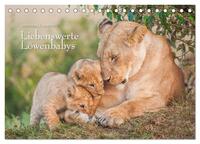 Emotionale Momente: Liebenswerte Löwenbabys / CH-Version (Tischkalender 2024 DIN A5 quer), CALVENDO Monatskalender