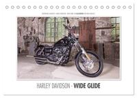 Emotionale Momente: Harley Davidson - Wide Glide / CH-Version (Tischkalender 2024 DIN A5 quer), CALVENDO Monatskalender