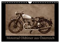 Motorrad Oldtimer aus Österreich (Wandkalender 2024 DIN A4 quer), CALVENDO Monatskalender