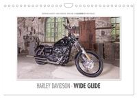 Emotionale Momente: Harley Davidson - Wide Glide / CH-Version (Wandkalender 2024 DIN A4 quer), CALVENDO Monatskalender