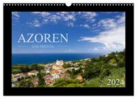 Azoren - São Miguel (Wandkalender 2024 DIN A3 quer), CALVENDO Monatskalender