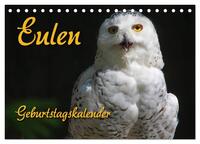 Eulen (Tischkalender 2024 DIN A5 quer), CALVENDO Monatskalender