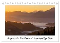 Bayerische Voralpen / Mangfallgebirge (Tischkalender 2024 DIN A5 quer), CALVENDO Monatskalender
