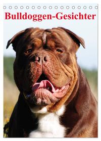 Bulldoggen-Gesichter (Tischkalender 2024 DIN A5 hoch), CALVENDO Monatskalender
