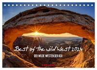 Best of the wild West 2024 (Tischkalender 2024 DIN A5 quer), CALVENDO Monatskalender