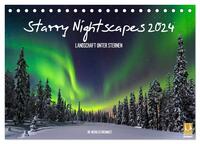 Starry Nightscapes 2024 (Tischkalender 2024 DIN A5 quer), CALVENDO Monatskalender