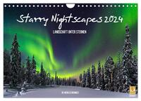 Starry Nightscapes 2024 (Wandkalender 2024 DIN A4 quer), CALVENDO Monatskalender
