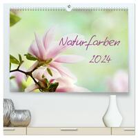 Naturfarben (hochwertiger Premium Wandkalender 2024 DIN A2 quer), Kunstdruck in Hochglanz