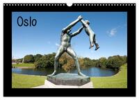 Oslo (Wandkalender 2024 DIN A3 quer), CALVENDO Monatskalender