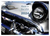 Made in the USA - Klassische Autos aus Amerika (Wandkalender 2024 DIN A2 quer), CALVENDO Monatskalender